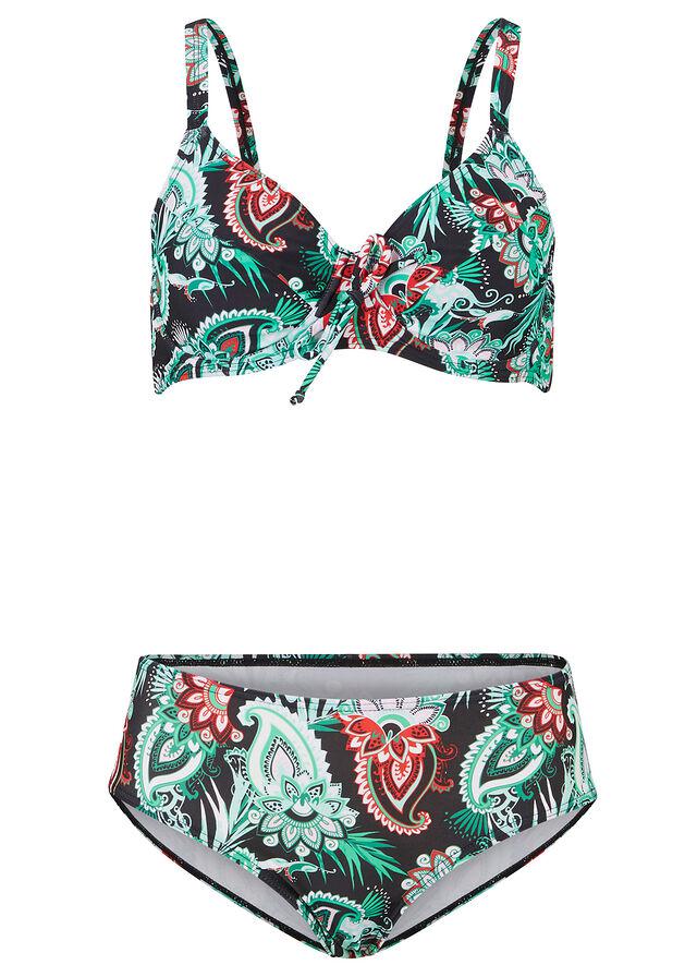 BIKINI KOMPLET PRINT WIĄZANIE