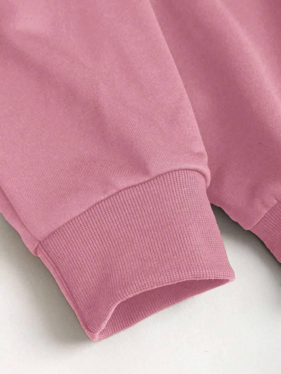 RÓŻOWA BLUZA Z KAPTUREM