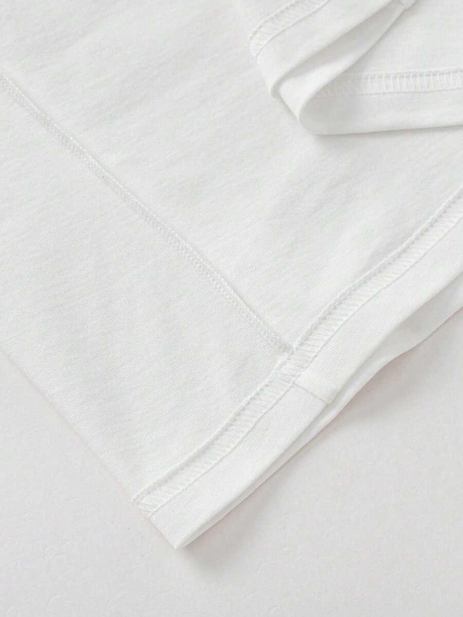BIAŁY T-SHIRT kieszeń