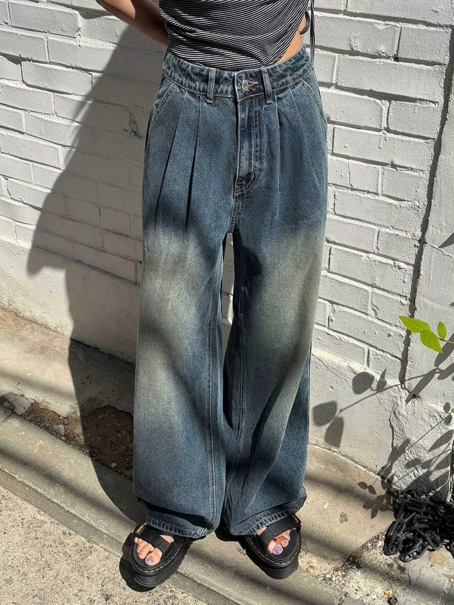 JEANSY DAMSKIE MOM FIT WYSOKI STAN