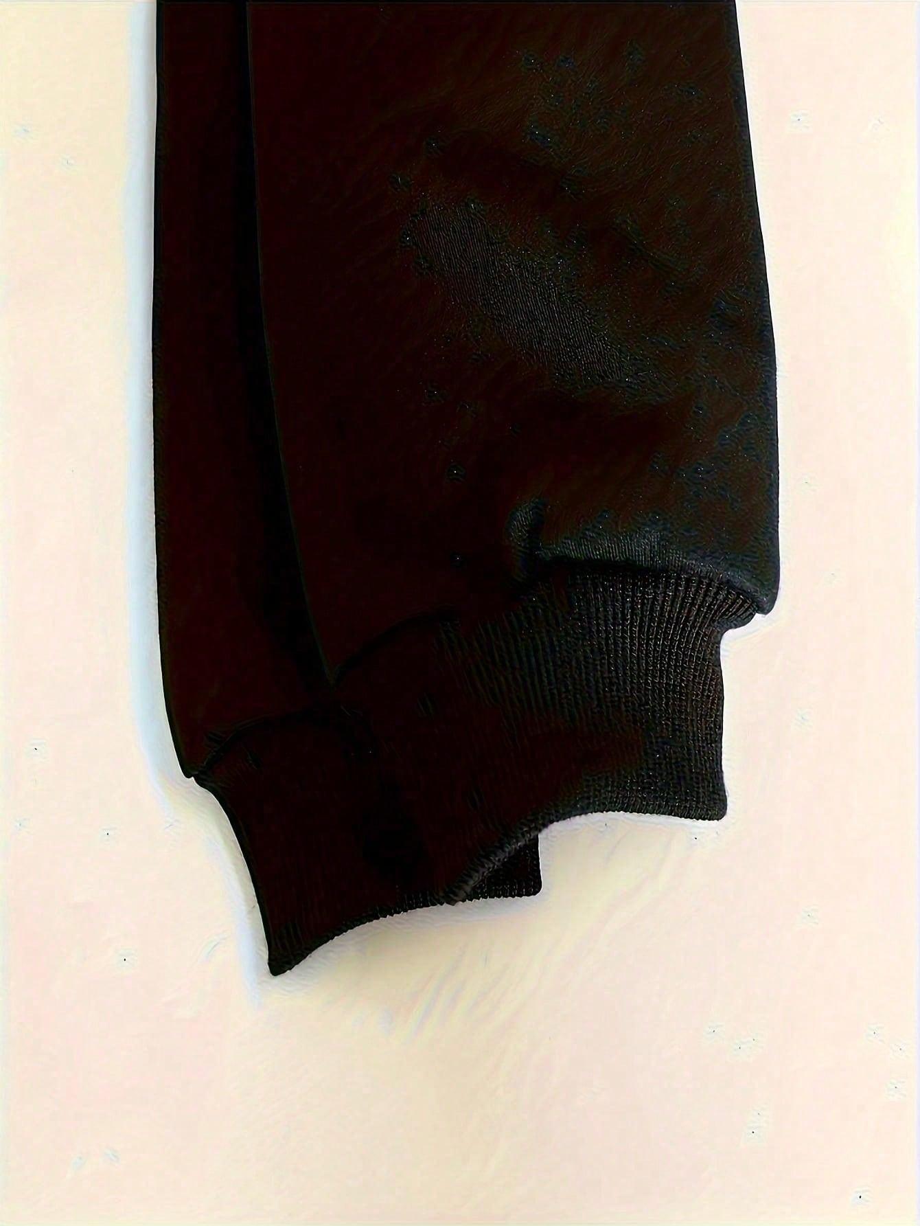 CZARNA OCIEPLANA BLUZA