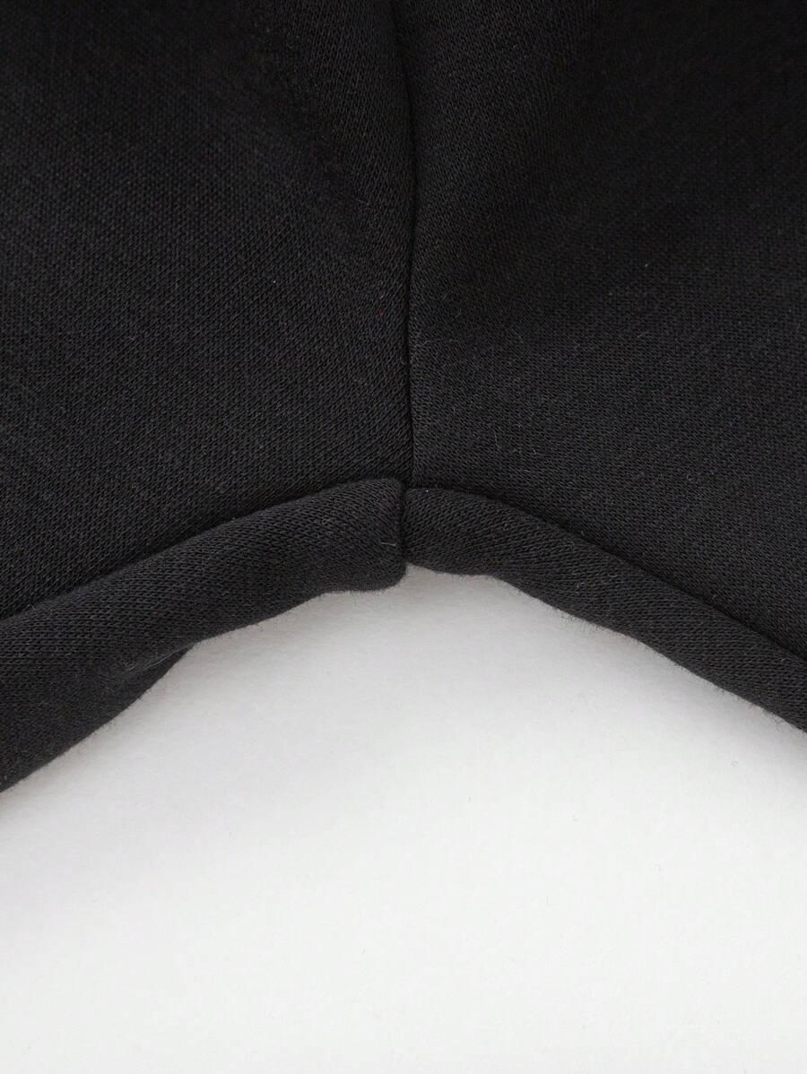 CZARNE OCIEPLANE LEGGINSY
