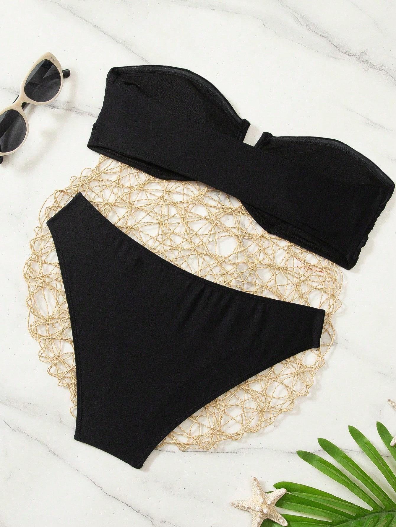 CZARNE BIKINI KOMPLET