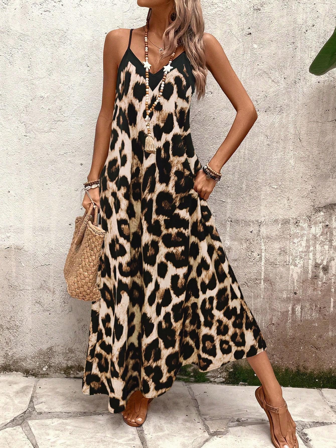 MAXI SUKIENKA ANIMAL PRINT 