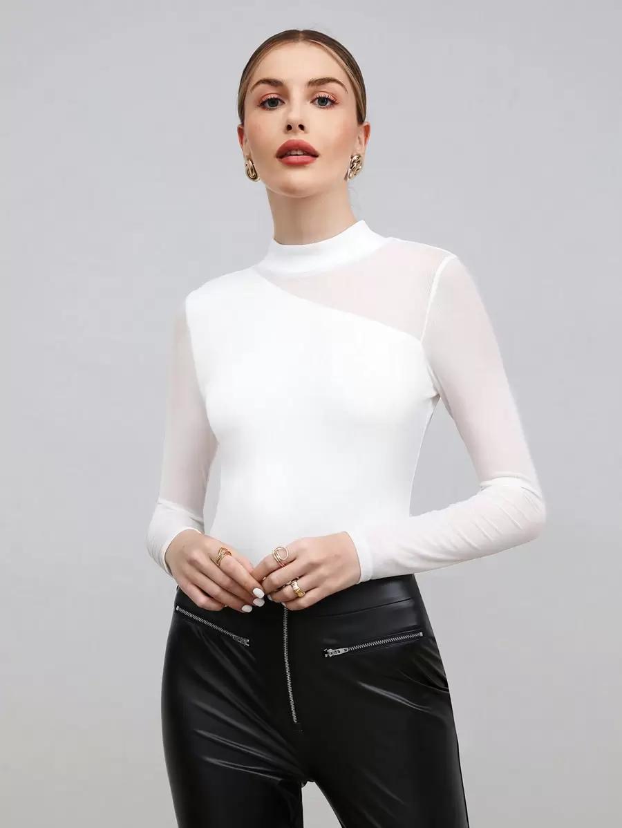 BIAŁE BODY SIATECZKA