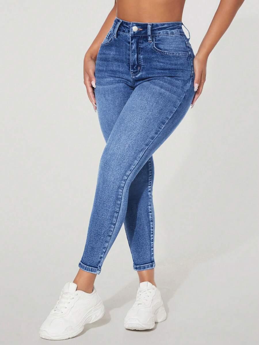 NIEBESKIE SPODNIE JEANS