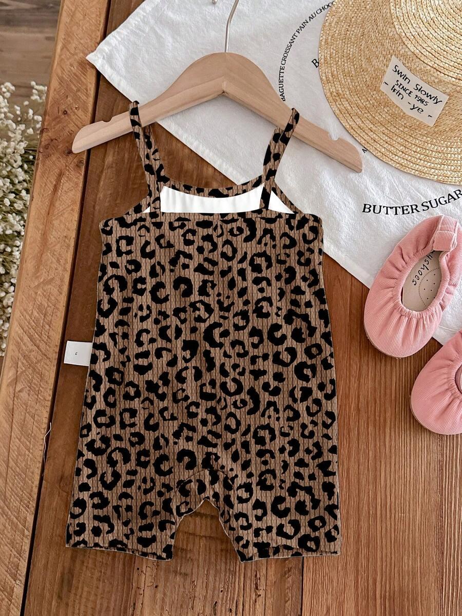 kombinezon na ramiączkach animal print