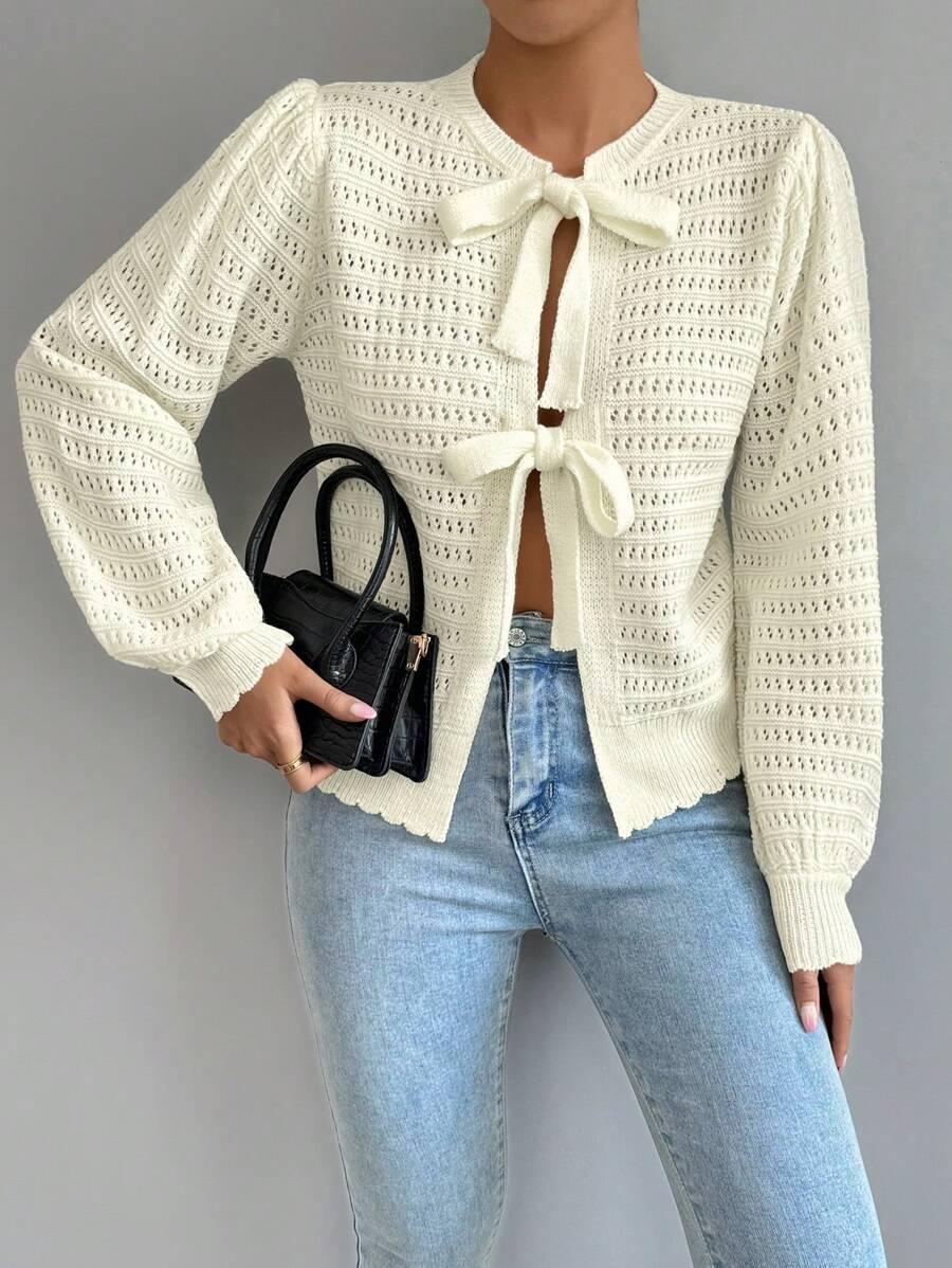 SWETER DAMSKI WIĄZANY 
