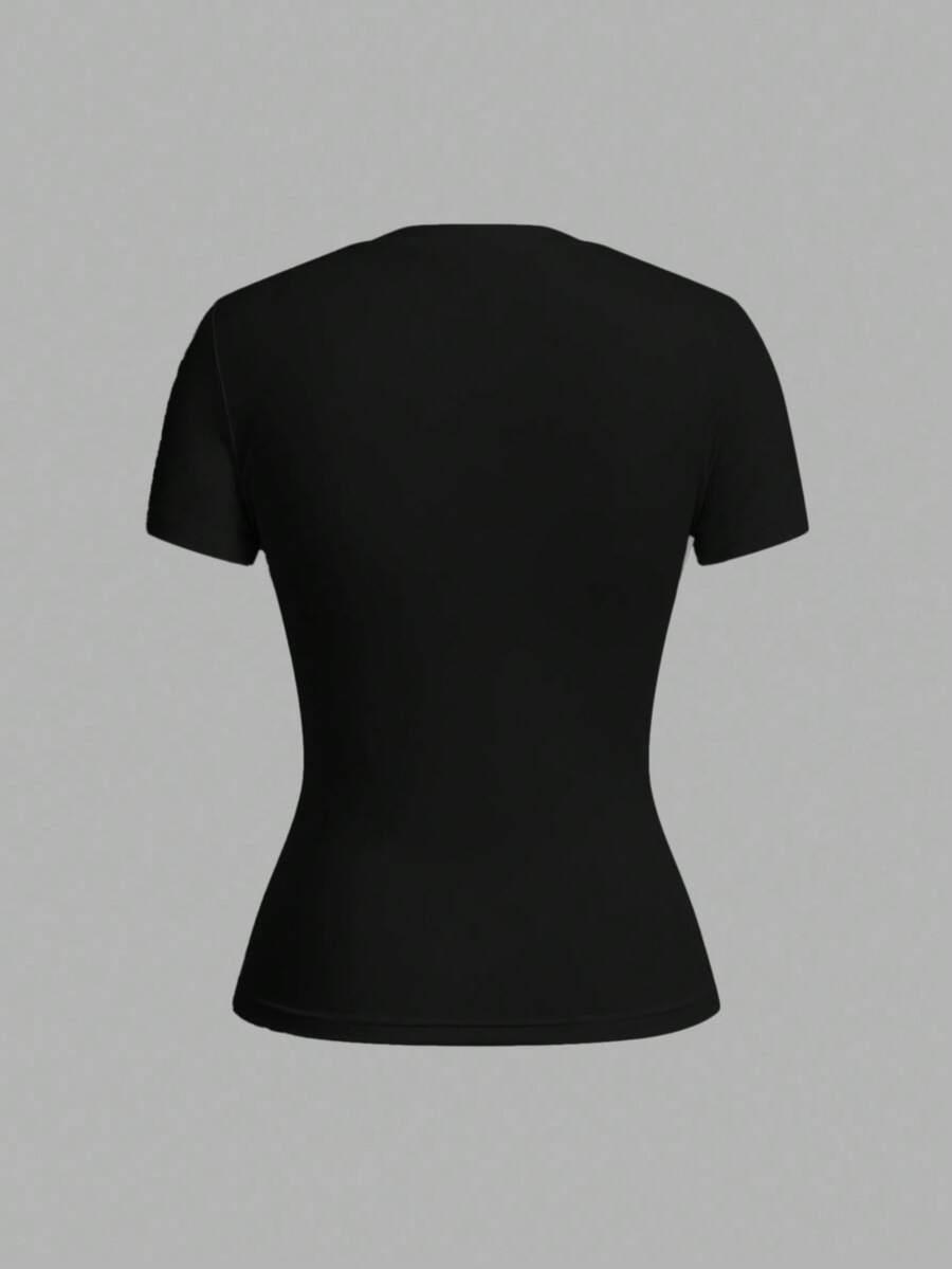 czarny t-shirt 2-pack