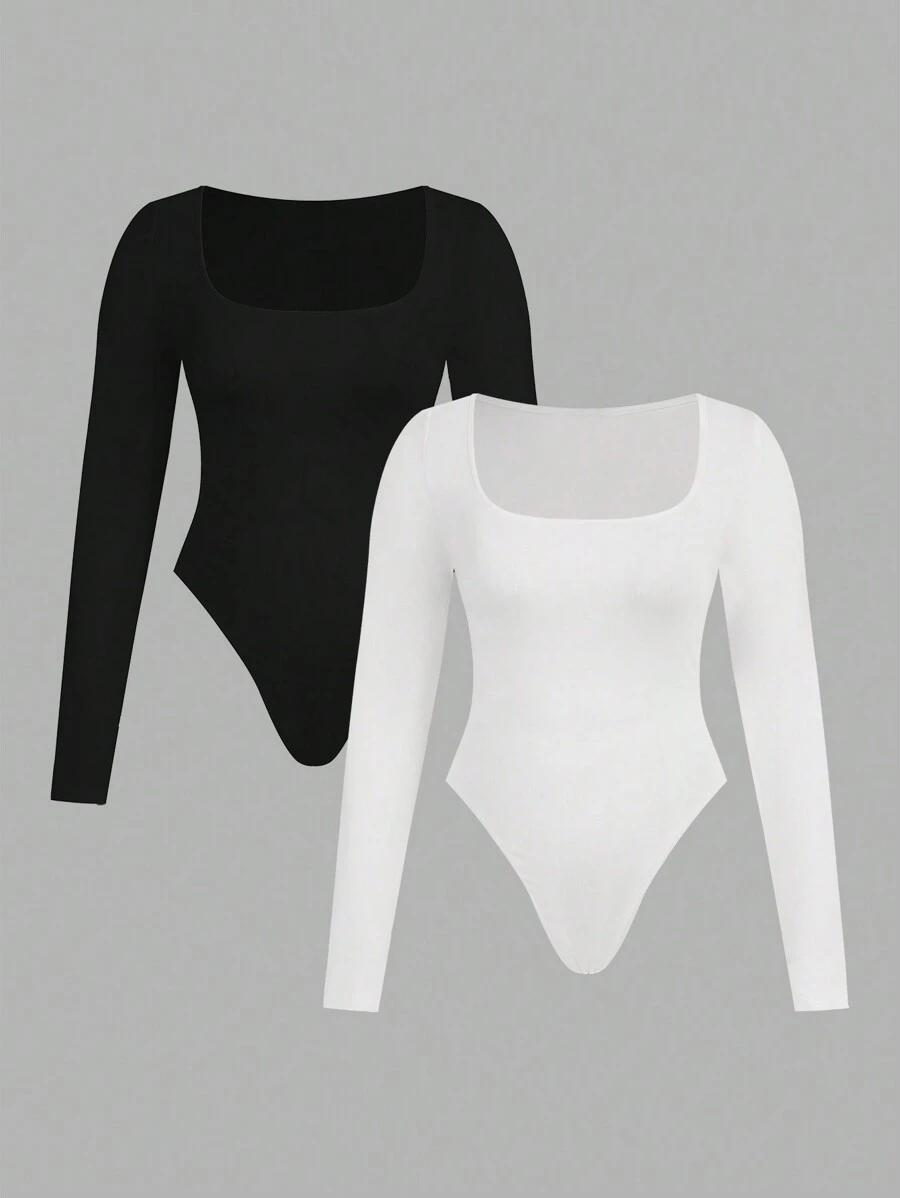 body z długim rękawem 2-pack