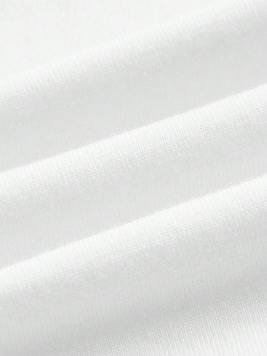 BIAŁY T-SHIRT OVERSIZE