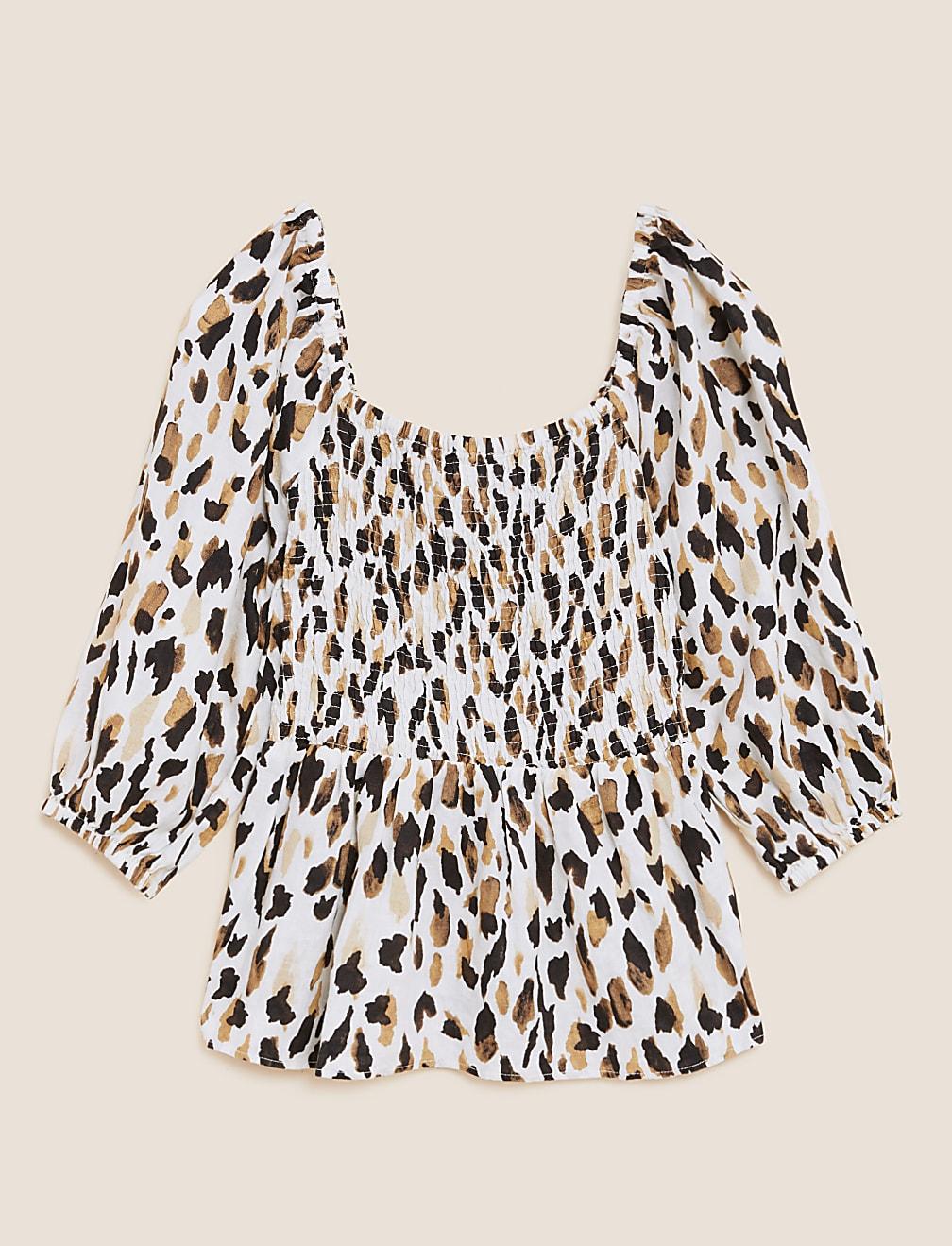 bluzka animal print T52-3931-Y4