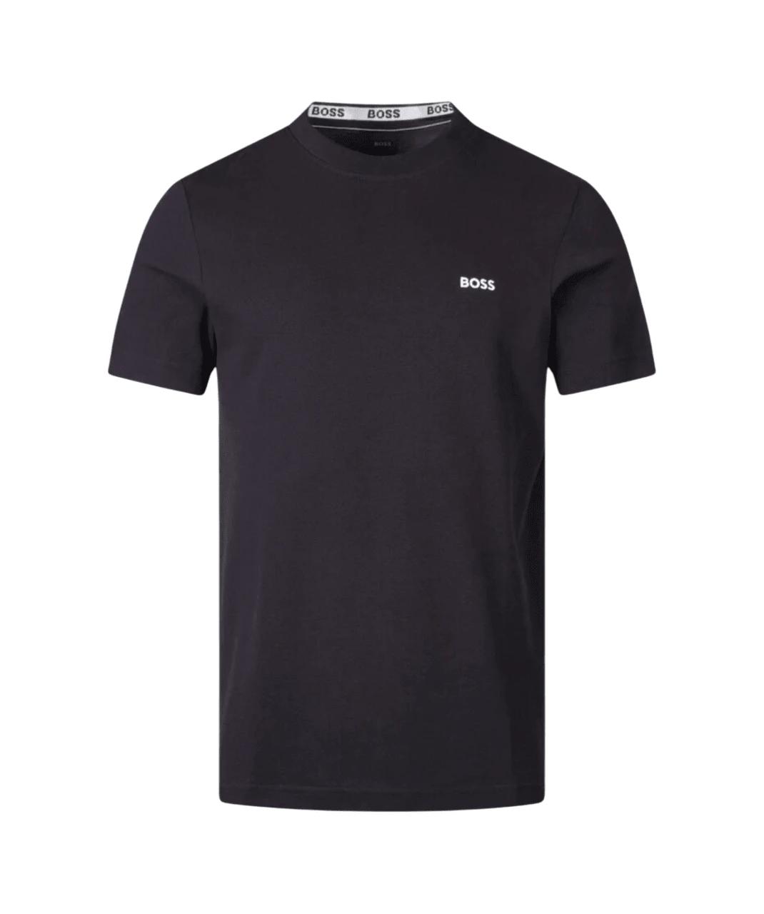czarny t-shirt logo
