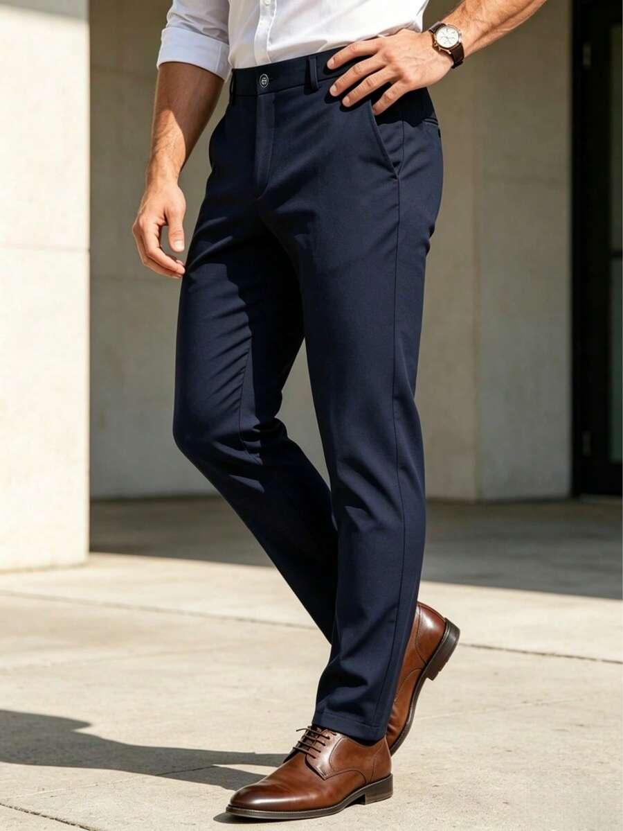 ELEGANCKIE SPODNIE MĘSKIE