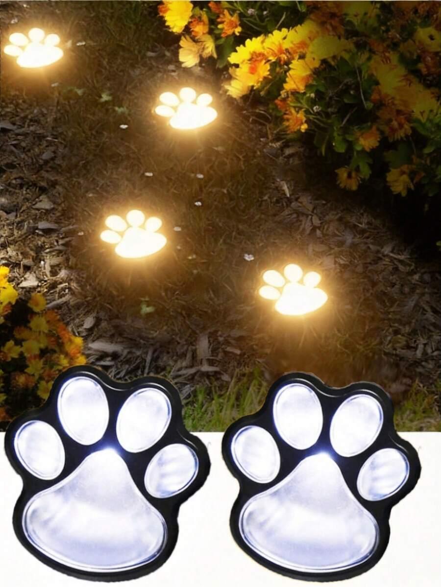 lampka led psia łapka ciepłe światło 4 szt