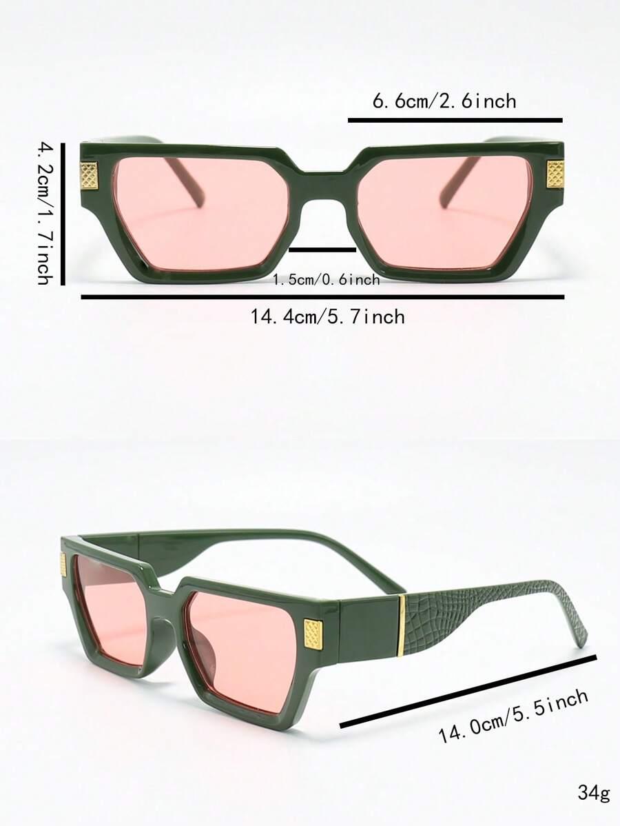zielone okulary przeciwsłoneczne