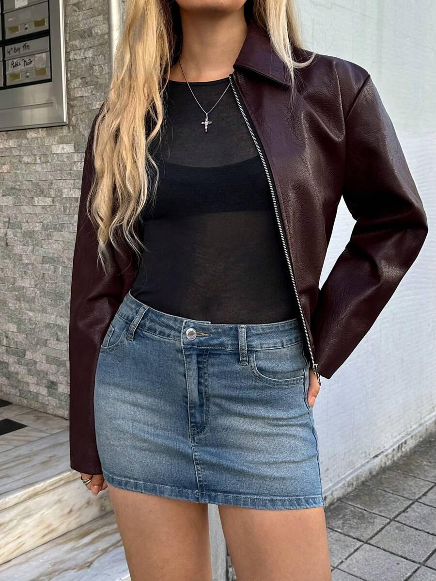 MINI SPÓDNICA JEANS