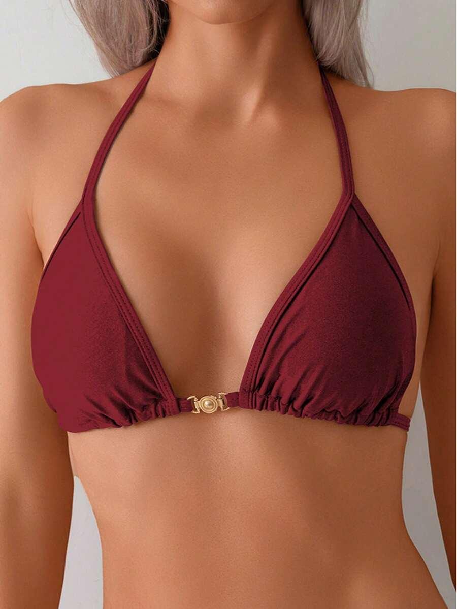 BORDOWE bikini strój kąpielowy