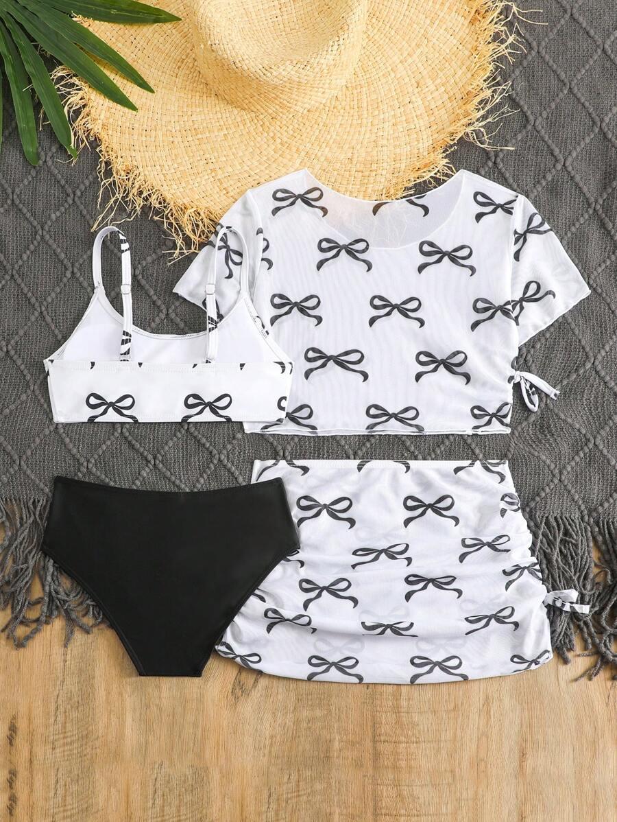 CZTEROCZĘŚCIOWE BIKINI DZIEWCZĘCE