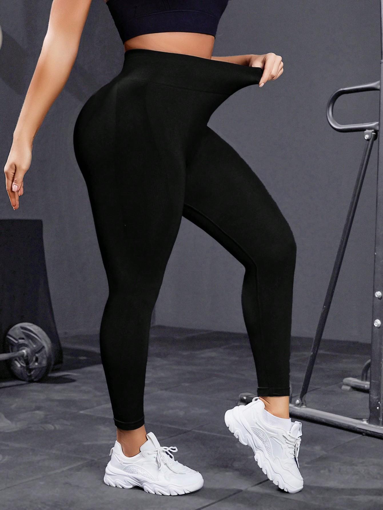 CZARNE SPORTOWE LEGGINSY