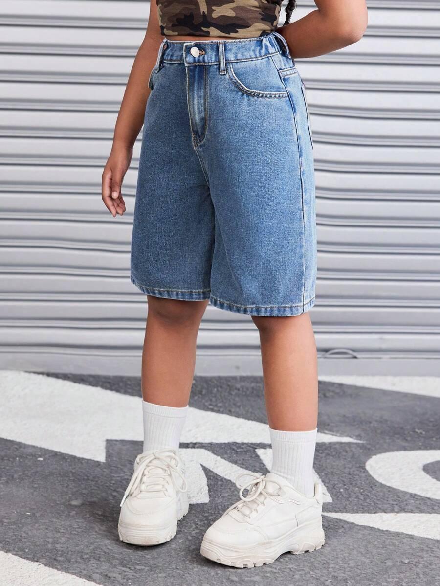 NIEBIESKIE SPODENKI JEANS