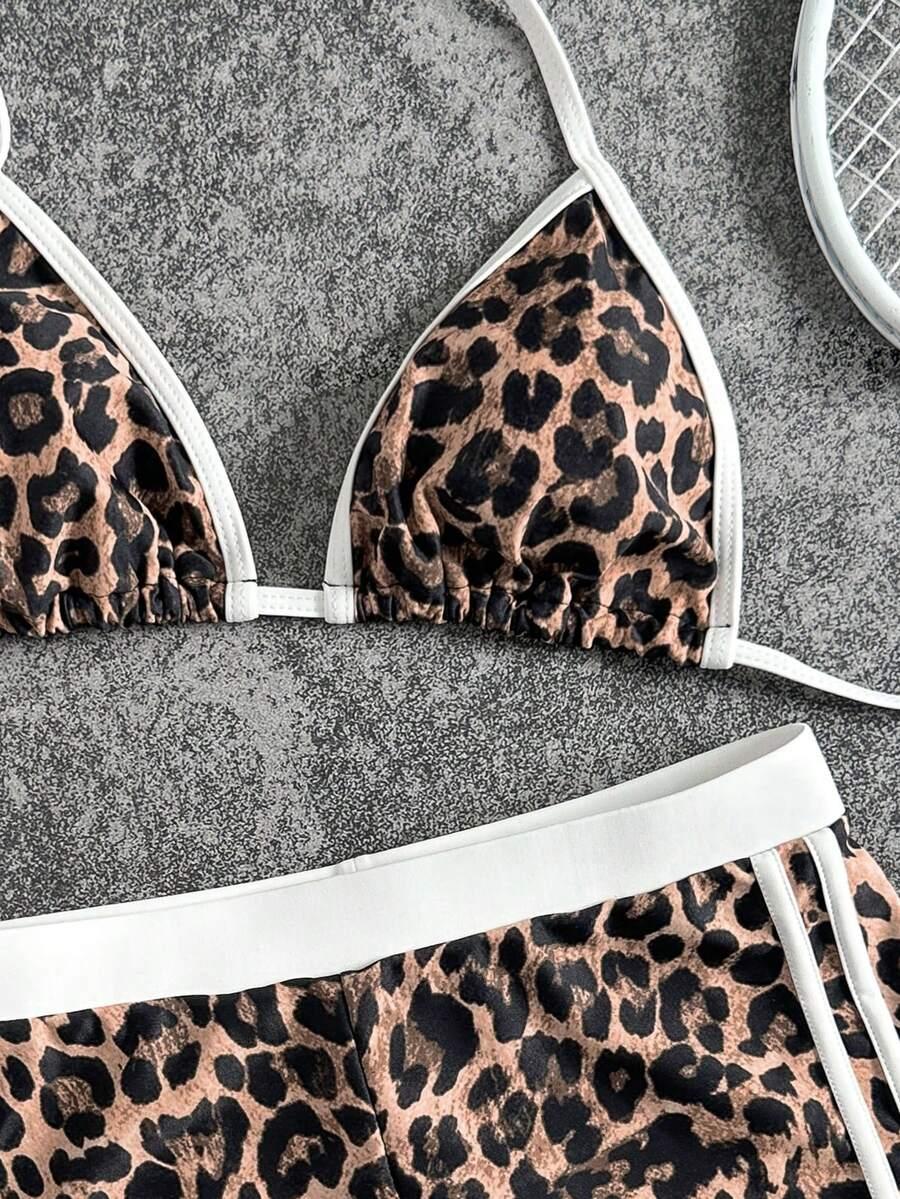 DWUCZĘŚCIOWY STRÓJ KĄPIELOWY ANIMAL PRINT