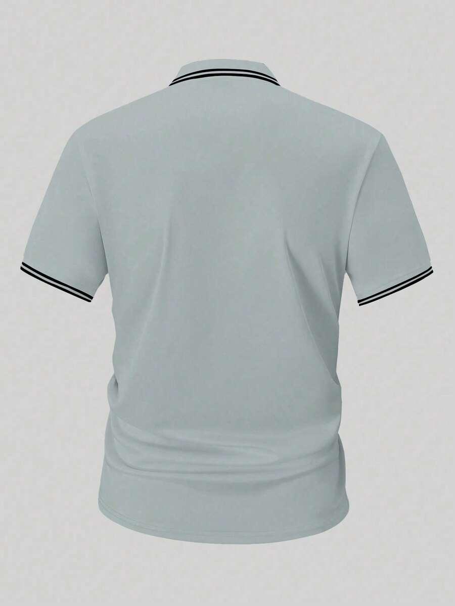 szara koszulka polo