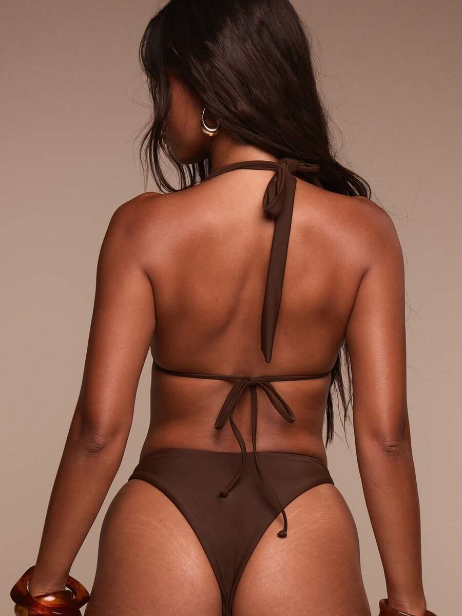 BRĄZOWY DÓŁ OD BIKINI