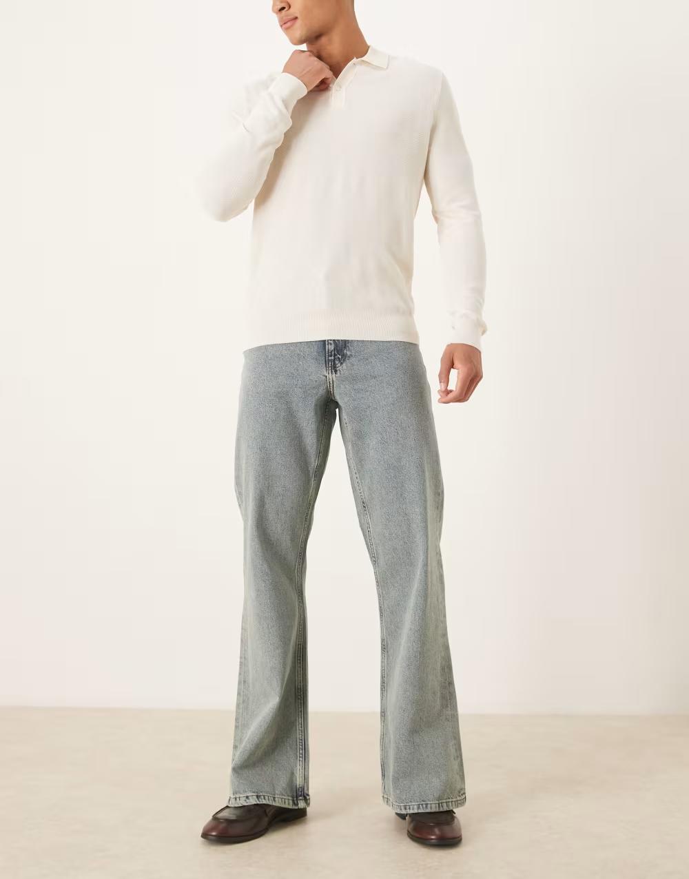 NIEBIESKIE SPODNIE JEANS