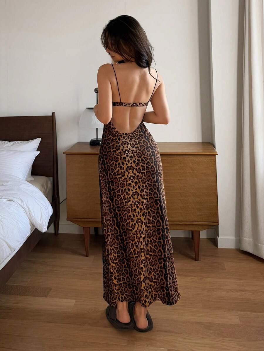 MAXI KOSZULA NOCNA ANIMAL PRINT