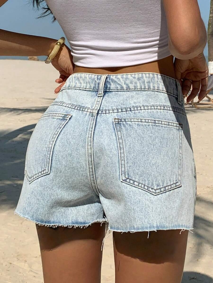 KRÓTKIE SPODENKI JEANS