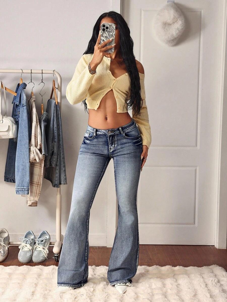 NIEBIESKIE SPODNIE JEANS