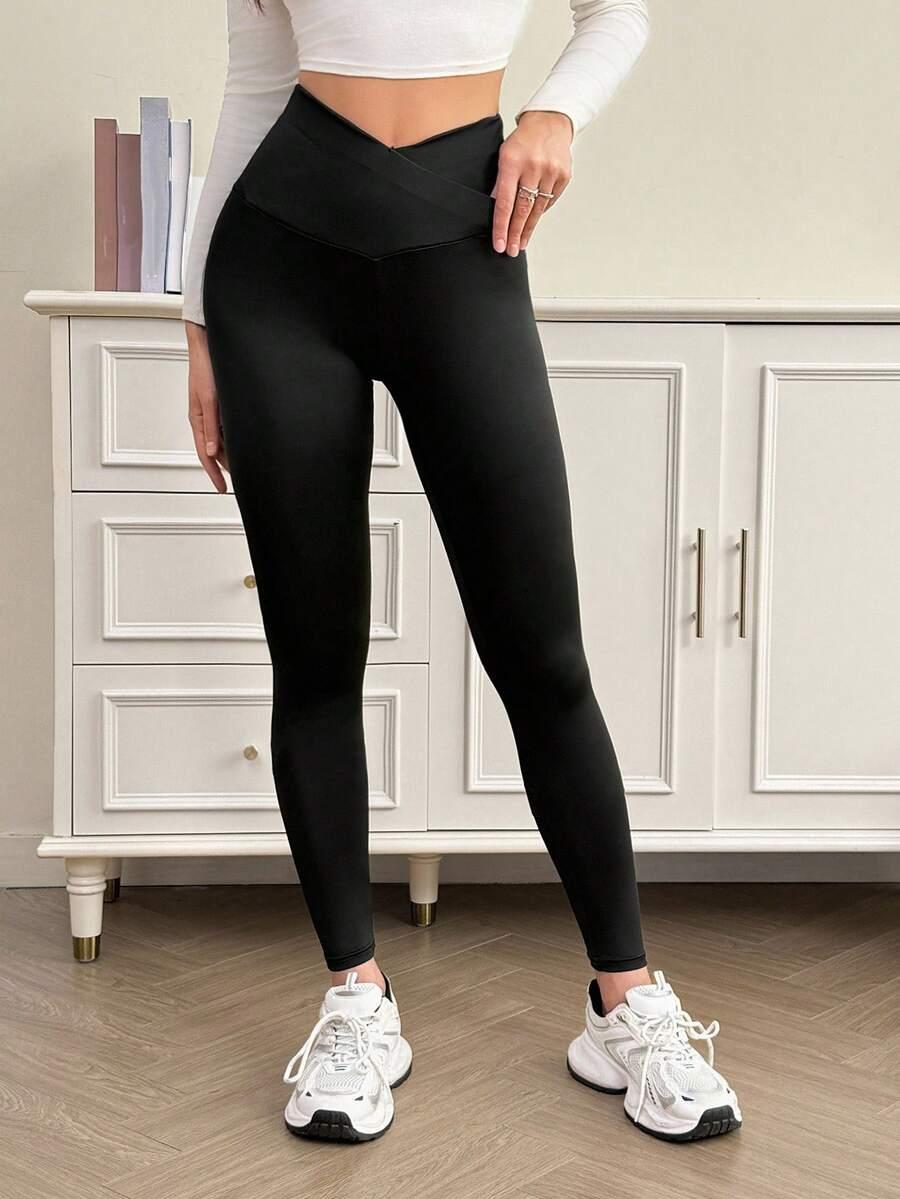 CZARNE LEGGINSY WYSOKI STAN