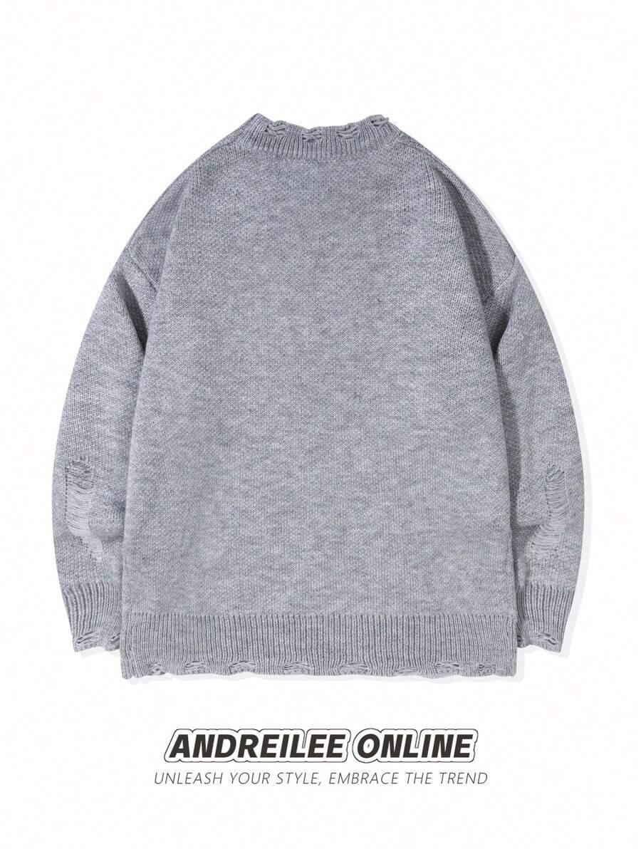 SWETER MĘSKI Z NADRUKIEM
