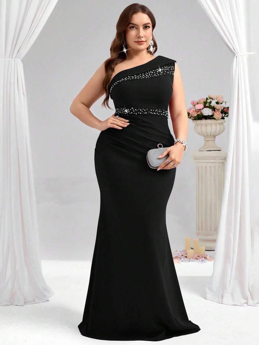 czarna sukienka maxi