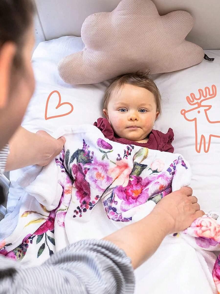 koc wzór kwiaty 