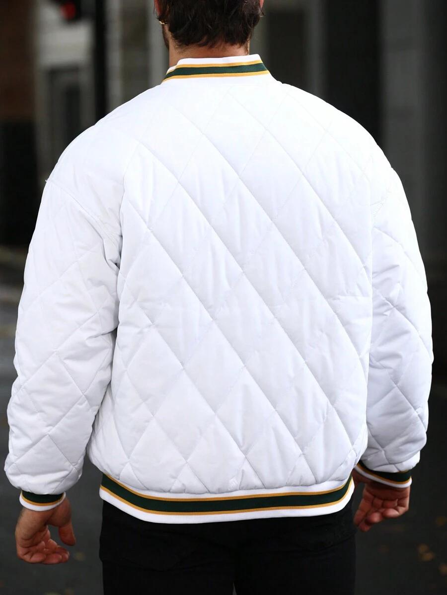 KURTKA PIKOWANA BEZ KAPTURA MĘSKA