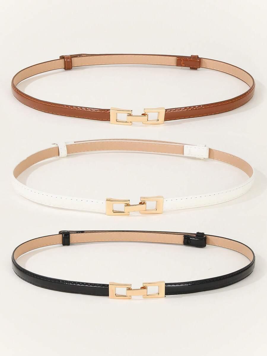 PASEK IMITACJA SKÓRY 3-PACK