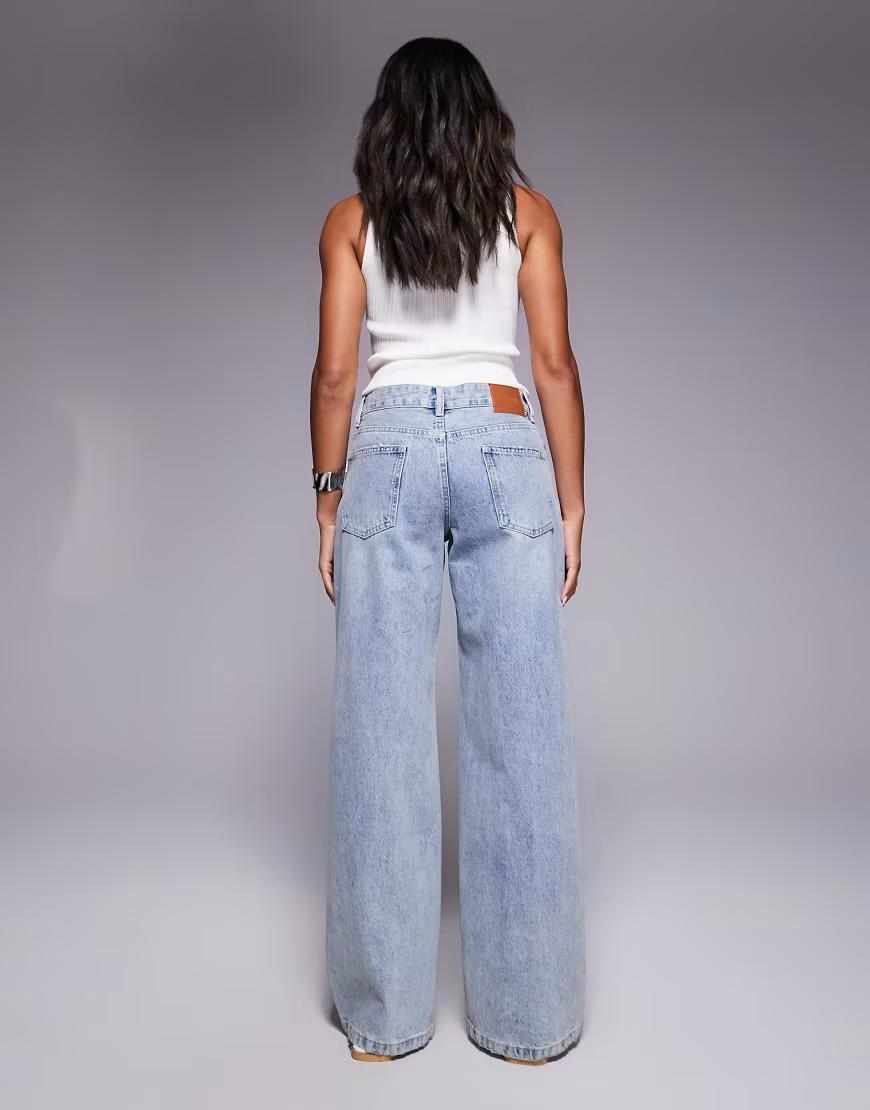 PROSTE SPODNIE JEANS WYSOKI STAN