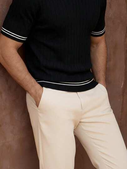 czarna koszulka polo 
