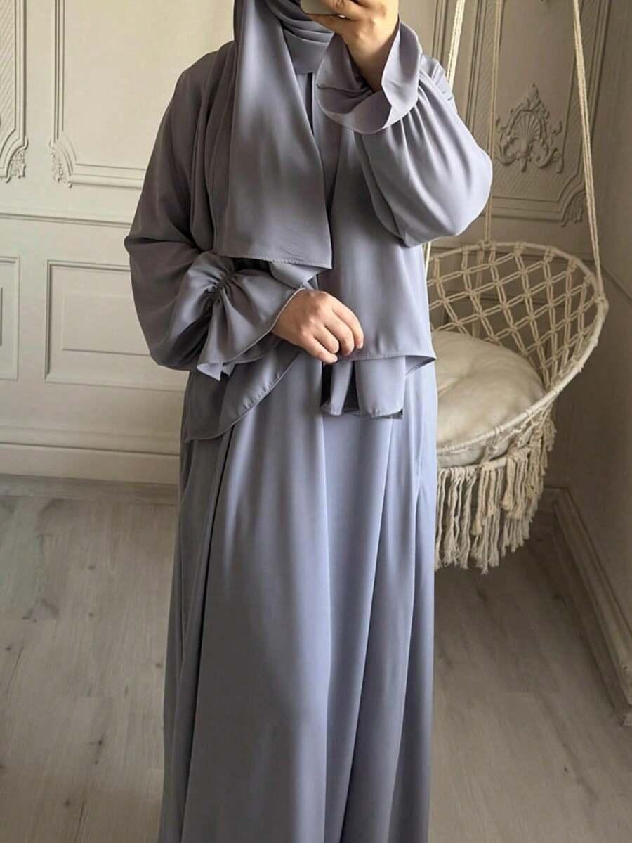 SZARA MAXI SUKIENKA