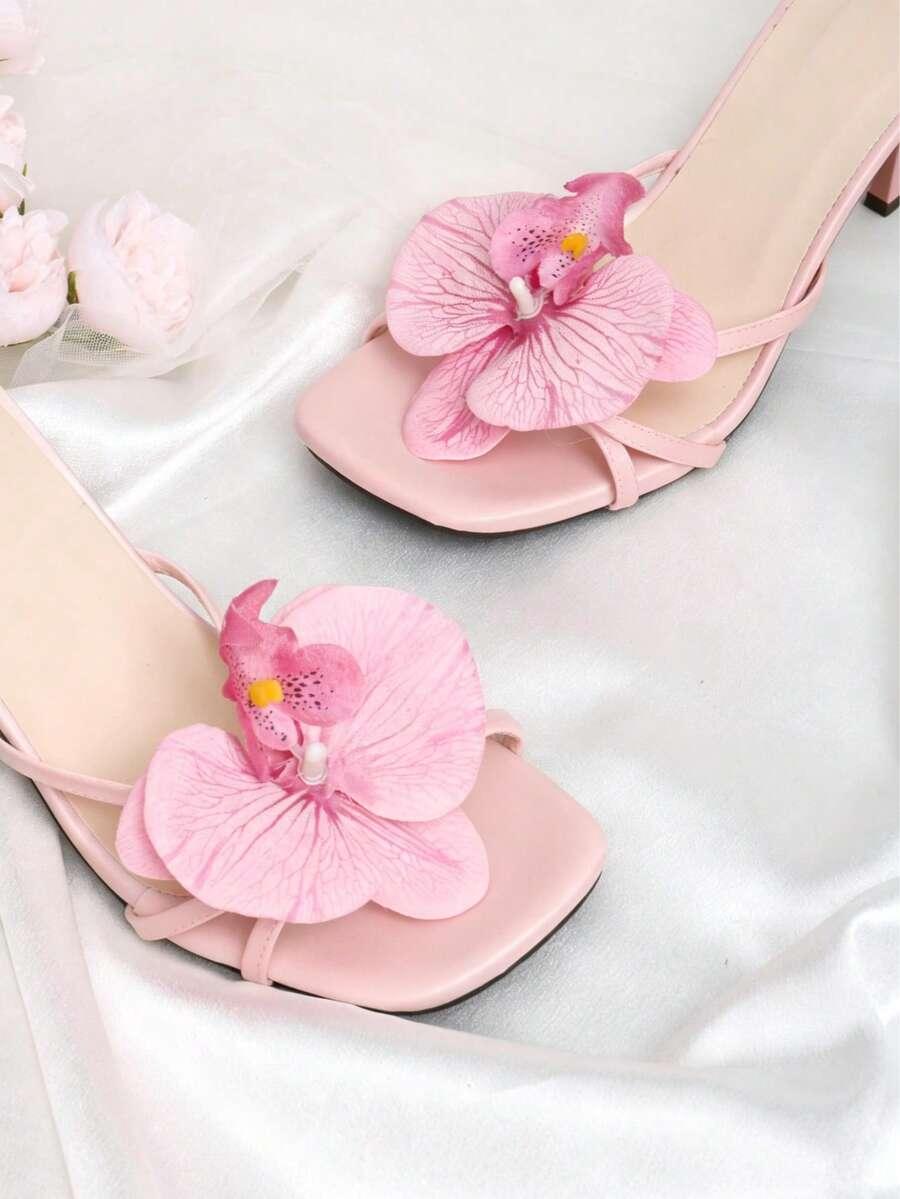 Klipsy ozdoby na buty kwiaty