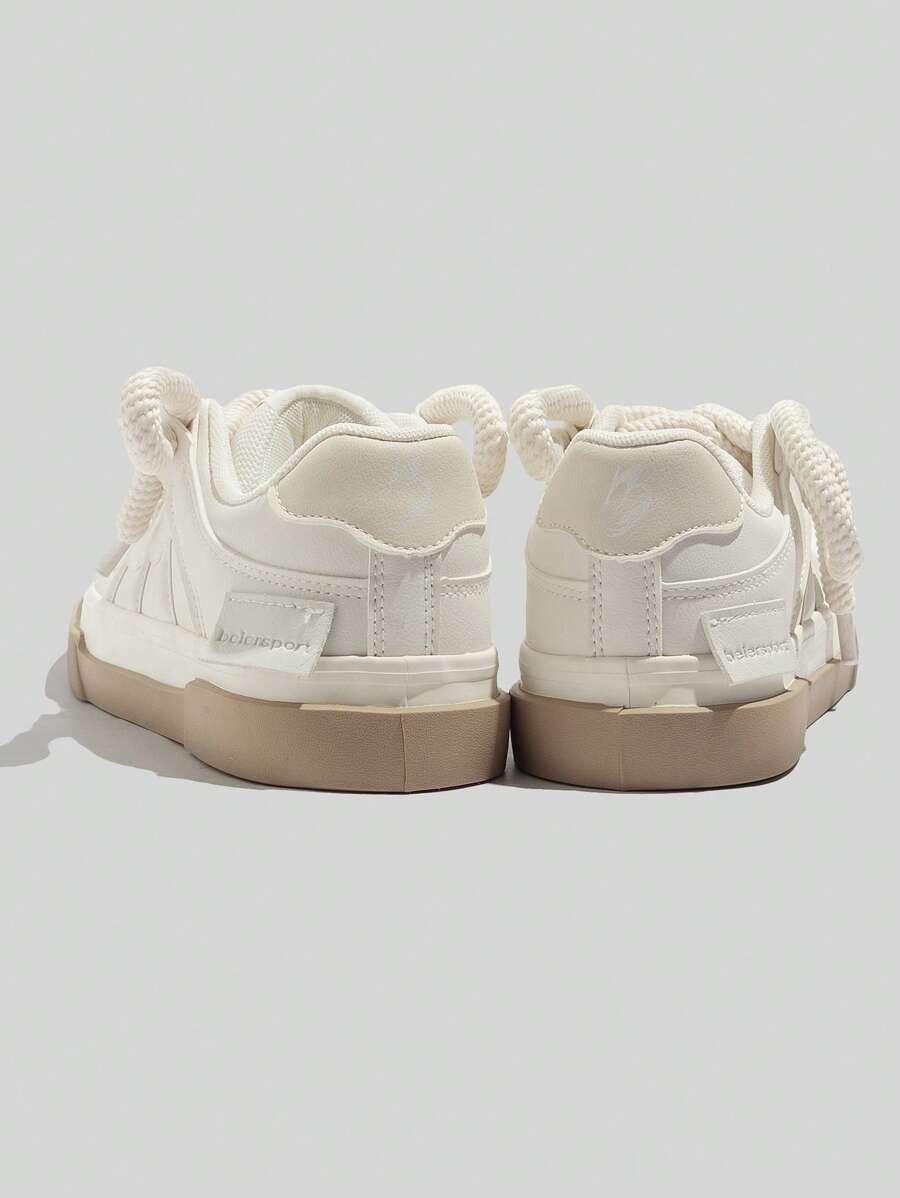 SZNUROWANE BUTY SPORTOWE KONTRAST