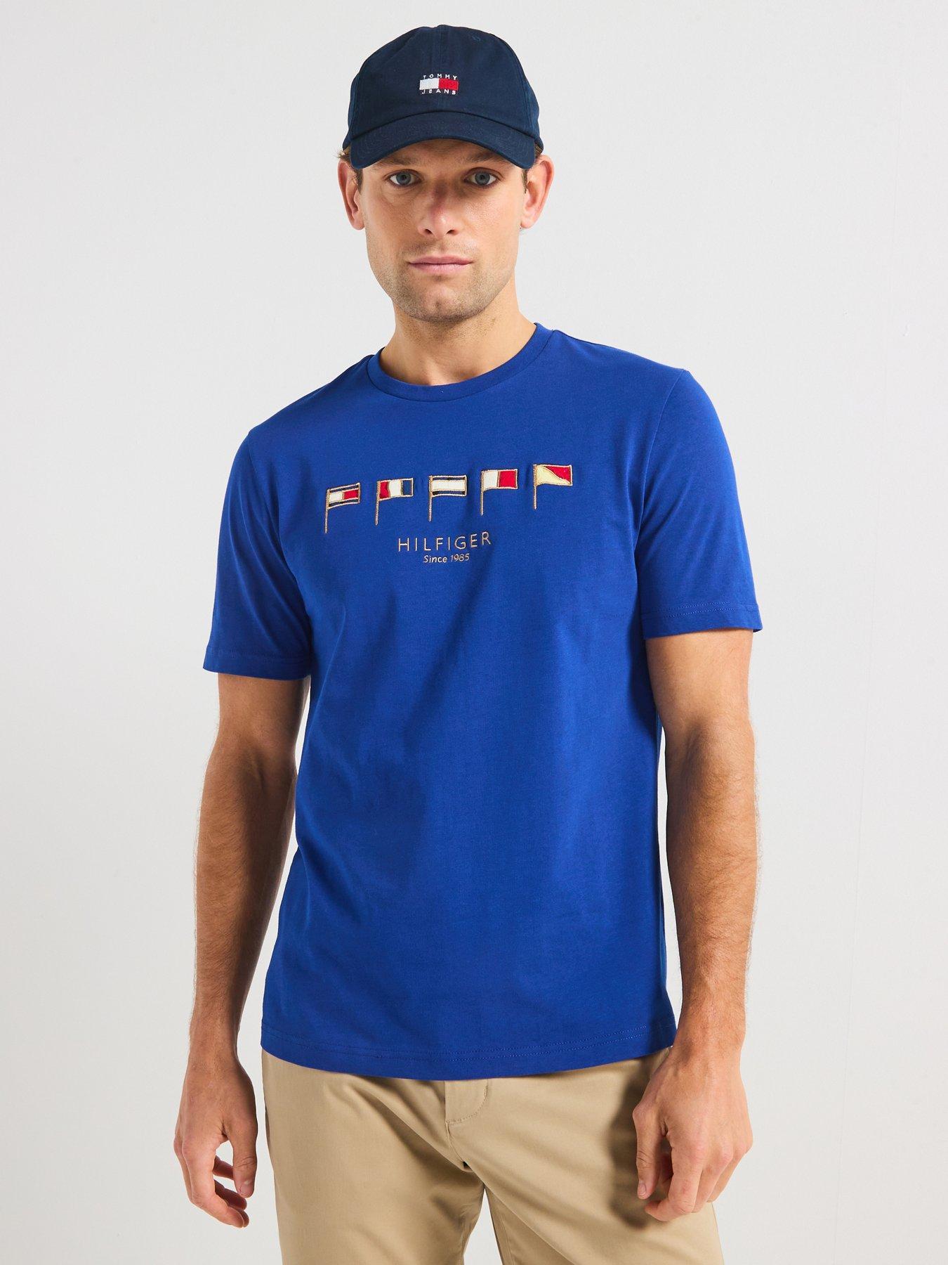 TOMMY HILFIGER T-SHIRT MĘSKI MULTI FLAGS MW0MW38616