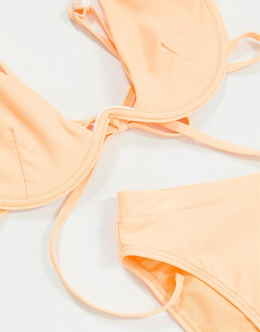 POMARAŃCZOWY TOP OD BIKINI 