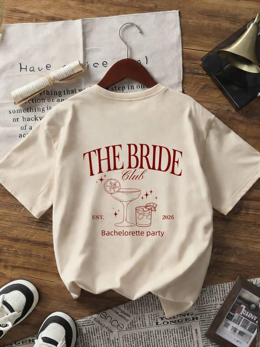 biały t-shirt print 