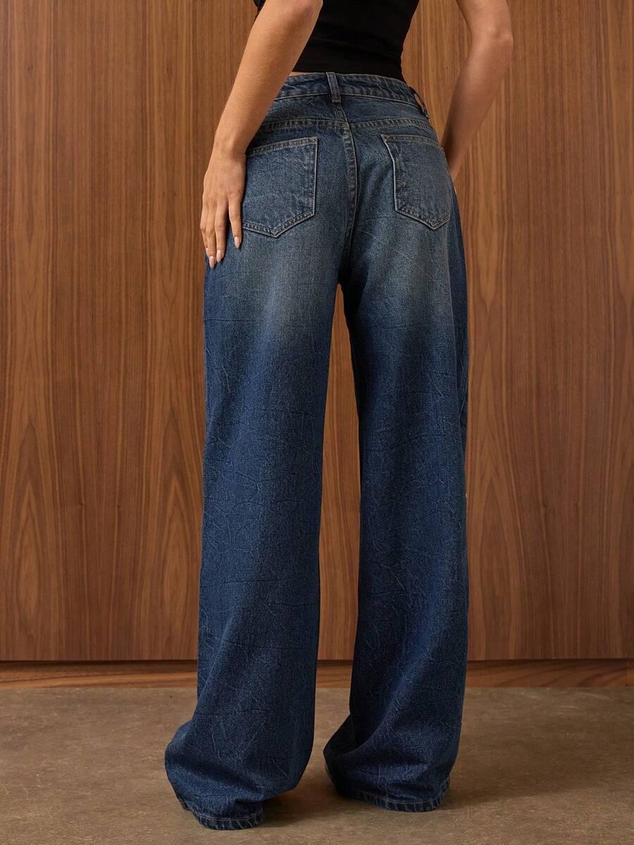 NIEBIESKIE SPODNIE JEANS