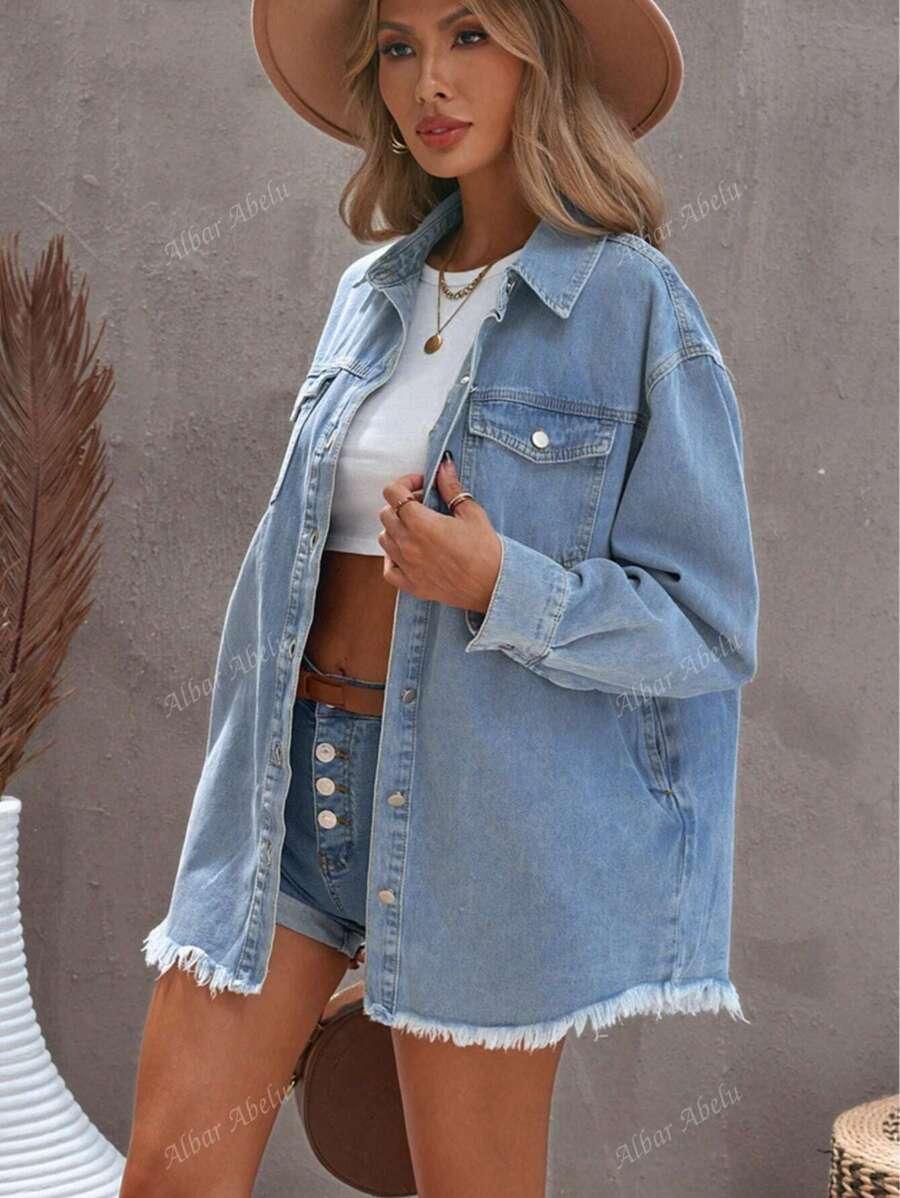NIEBIESKA KURTKA JEANS 