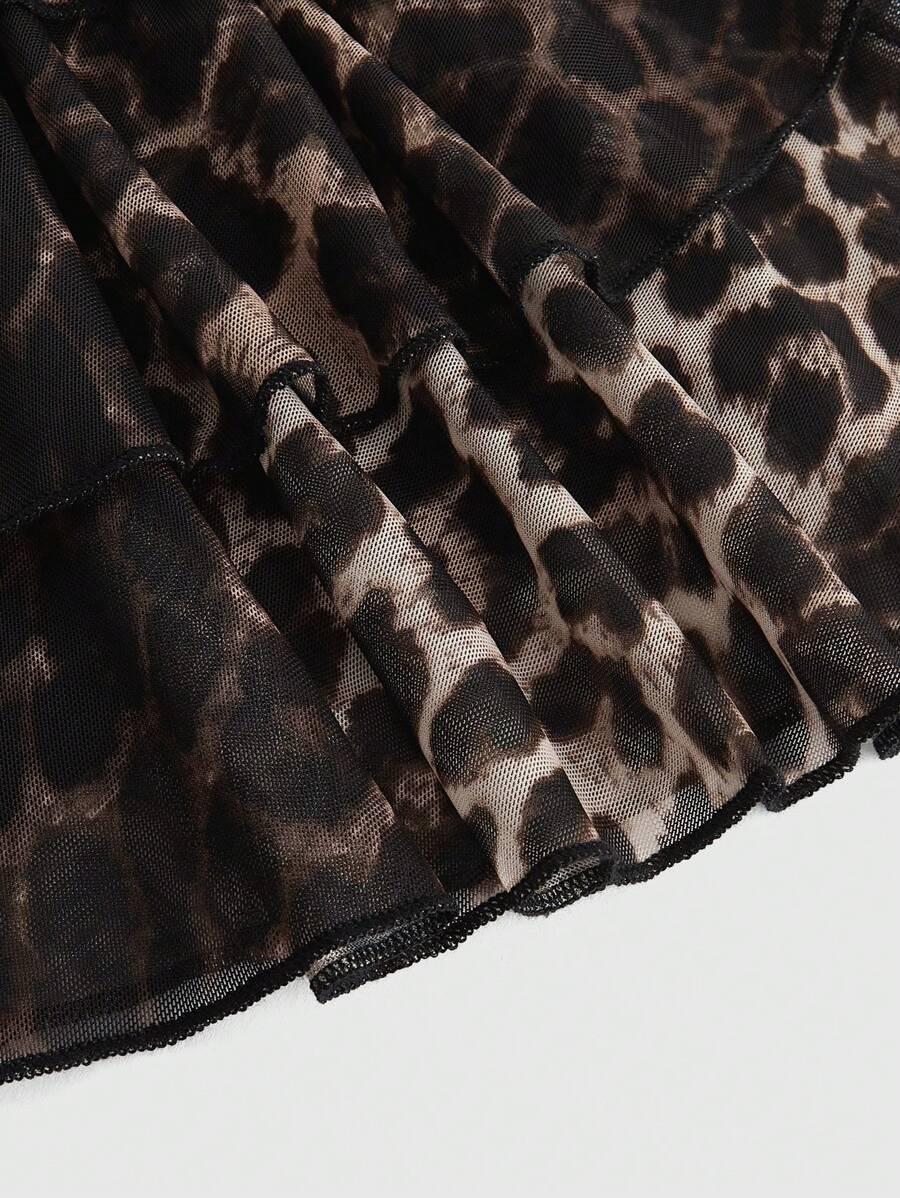 SPÓDNICA ANIMAL PRINT FALBANY