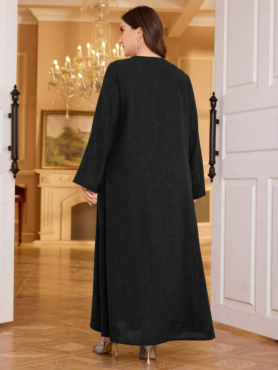 CZARNA MAXI SUKIENKA